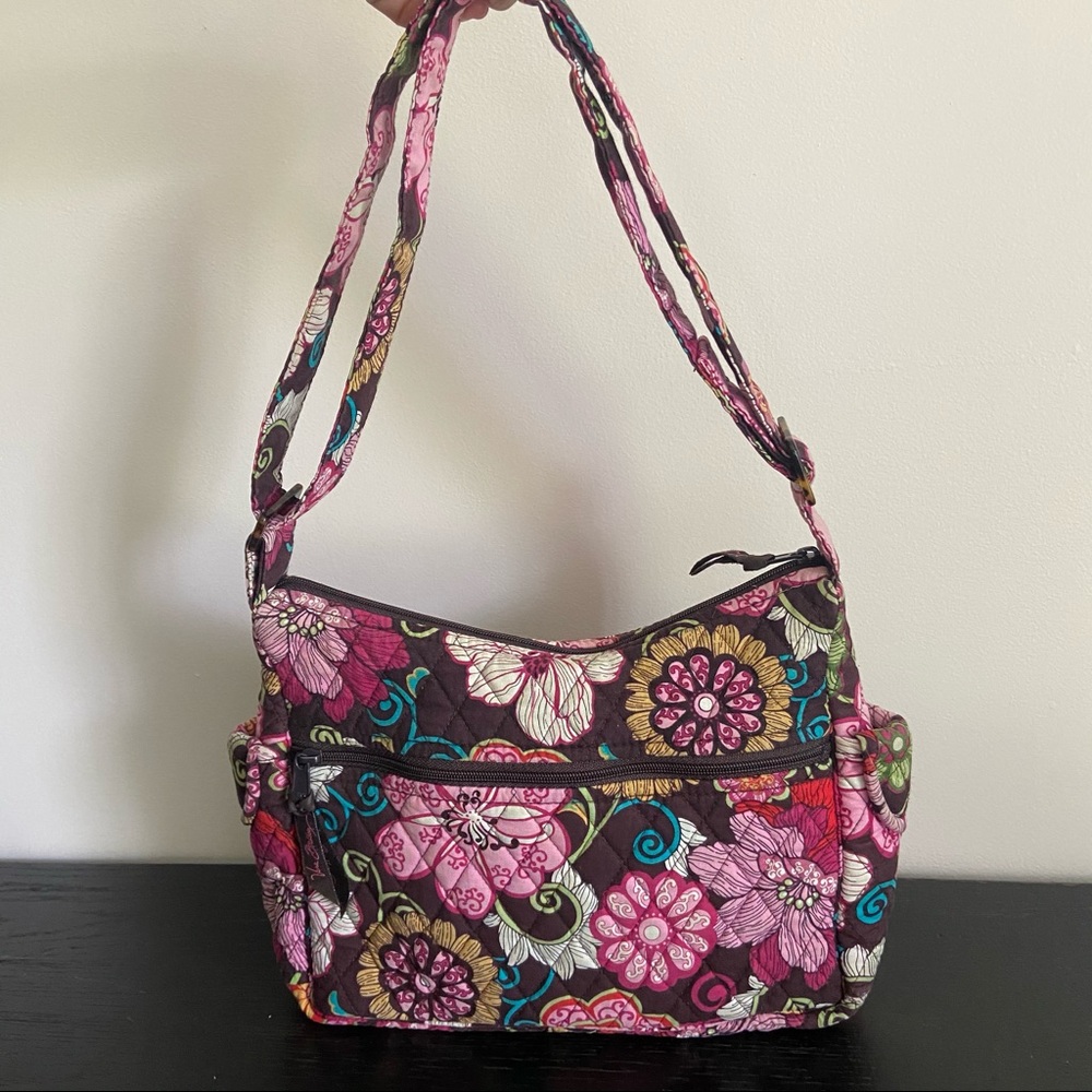 Vera Bradley Mod Floral Pink Crossbody Shoulder Bag